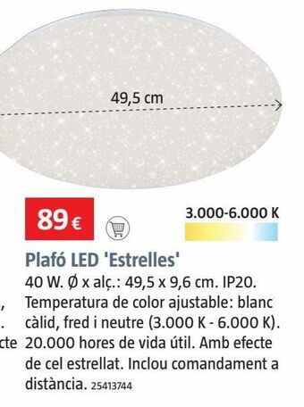 Bauhaus Plafón de techo oferta