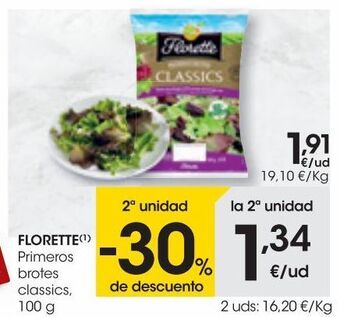 Eroski Florette primeros brotes classics 100 g oferta