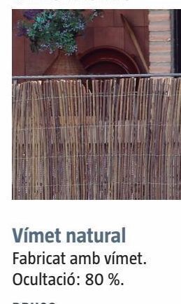 Bauhaus Mimbre natural oferta
