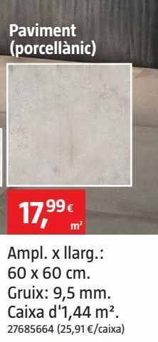 Bauhaus Pavimento oferta