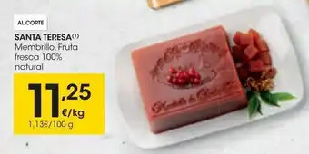 Eroski Santa teresa membrillo,. fruta fresca 100% natural. al corte oferta