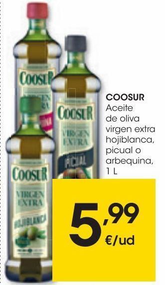 Eroski Coosur aceite virgen extra hojiblanca 1 l oferta