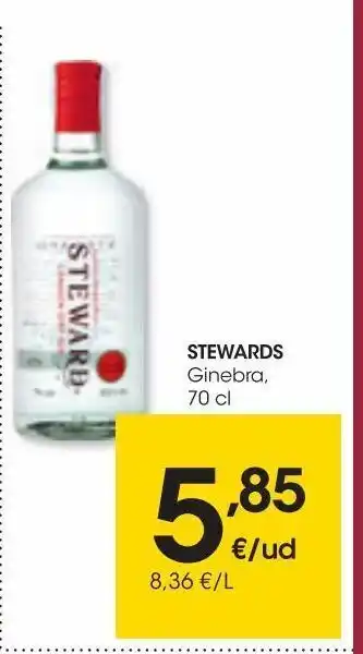 Eroski Stewards ginebra 70 cl oferta