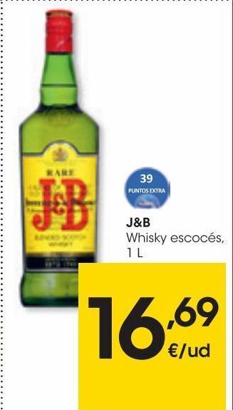 Eroski J&b whisky escocés 1 l oferta