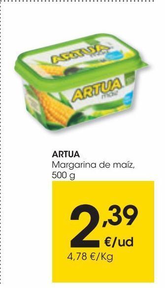 Eroski Artua margarina de maíz 500 g oferta