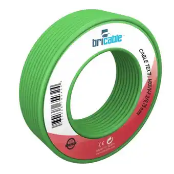 Bricolaje Soriano Cable decotextil 2x0.75mm - verde - rollo 5 metros oferta