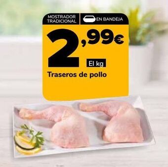 Supeco Traseros de pollo oferta