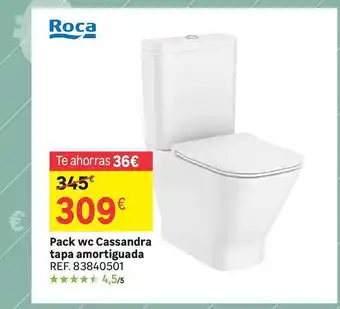 Leroy Merlin Pack wc cassandra tapa amortiguada oferta
