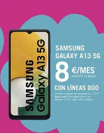 Yoigo Samsung galaxy a13 5g oferta