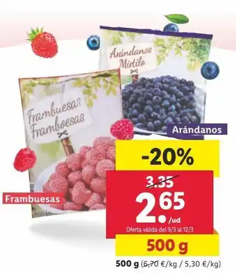 Lidl Fruta oferta