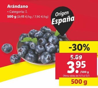 Lidl Arándanos oferta