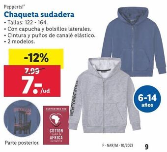 Lidl Chaqueta pepperts oferta