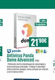 PCBox Antivirus panda panda oferta