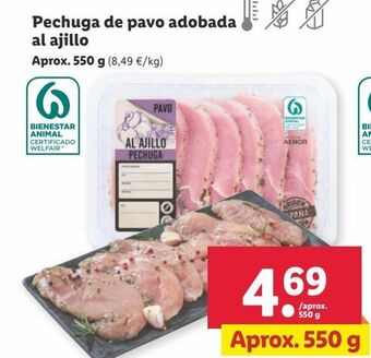 Lidl Pechuga de pavo oferta