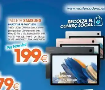 Master Cadena Samsung galaxy tab samsung oferta