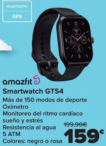 Carrefour Amazfit smartwatch gts4 oferta