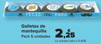 Carrefour Galletas de mantequilla oferta