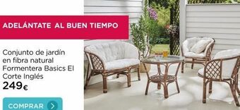 Conjunto de jardín el corte inglés