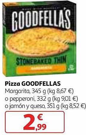 Alcampo Pizza goodfellas oferta