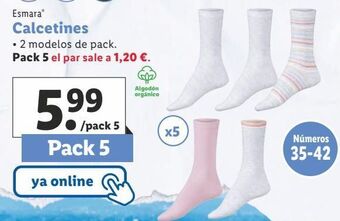 Lidl Calcetines esmara oferta
