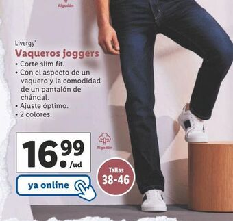 Lidl Pantalones livergy oferta