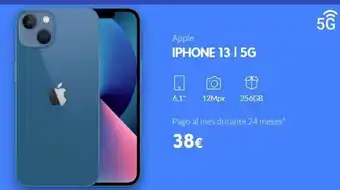 Telecable Iphone 13 oferta