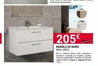 Chafiras Muebles de baño blanco oferta