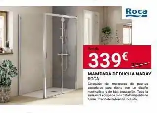 Chafiras Mampara de ducha roca oferta