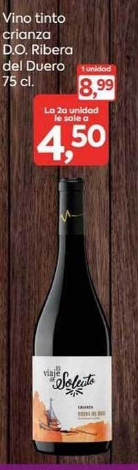 Suma Supermercados Vino tinto crianza d.o. ribera del duero oferta
