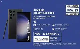 Yoigo Samsung galaxy s23 ultra oferta
