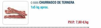 Abordo Churrasco de ternera oferta