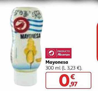 Alcampo Mayonesa oferta