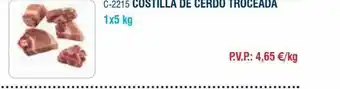 Abordo Costillas de cerdo troceada oferta