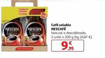 Alcampo Café soluble nescafé oferta