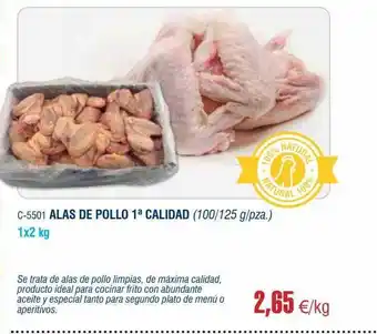 Abordo Alas de pollo 1a calidad oferta