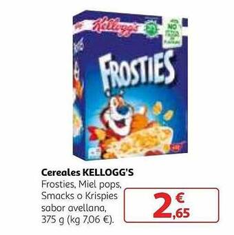 Alcampo Cereales kellogg's oferta