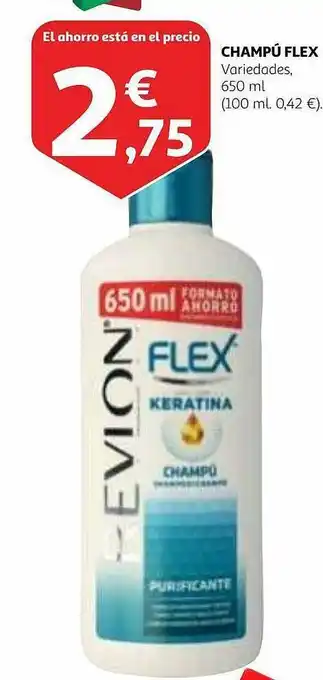 Alcampo Champú flex oferta