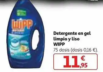 Alcampo Detergente en gel limpio y liso wipp oferta