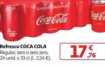 Alcampo Refresco coca cola oferta