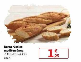 Alcampo Barra rústica mediterránea oferta