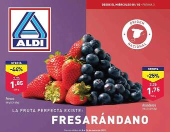 ALDI Fresas oferta
