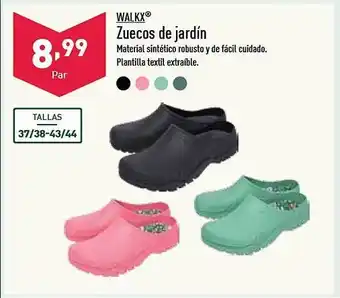ALDI Walkx zuecos de jardín oferta