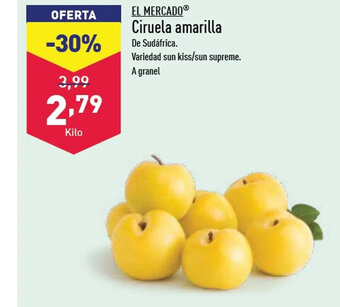 ALDI Ciruela Amarilla oferta