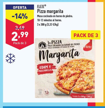 ALDI Pizza Margarita oferta