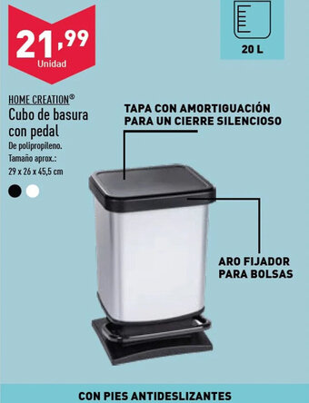 ALDI Cubo De Basura Con Pedal oferta