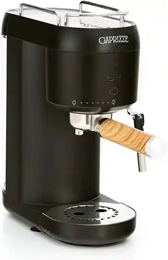 Amazon Caprizze cafetera express semiautomática hikari 1400 w 20 bares con vaporizador y espumador usb incluido color negro mate ... oferta