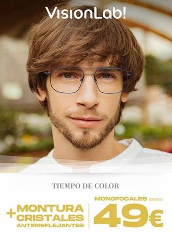 Visionlab Visionlab! tiempo de color monofocales desde montura +cristales 49€ antirreflejantes oferta