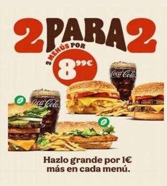 Burger King Coca-cola oferta