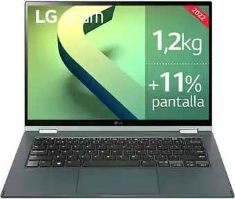 Amazon Lg gram 14t90q-g.aa79b - ordenador portátil ultraligero convertible 2en1, 14 pulgadas (35.5cm), 1.2kg, intel evo i7 12ª ge... oferta