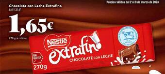 Gadis Chocolate con leche extrafino nestlé oferta